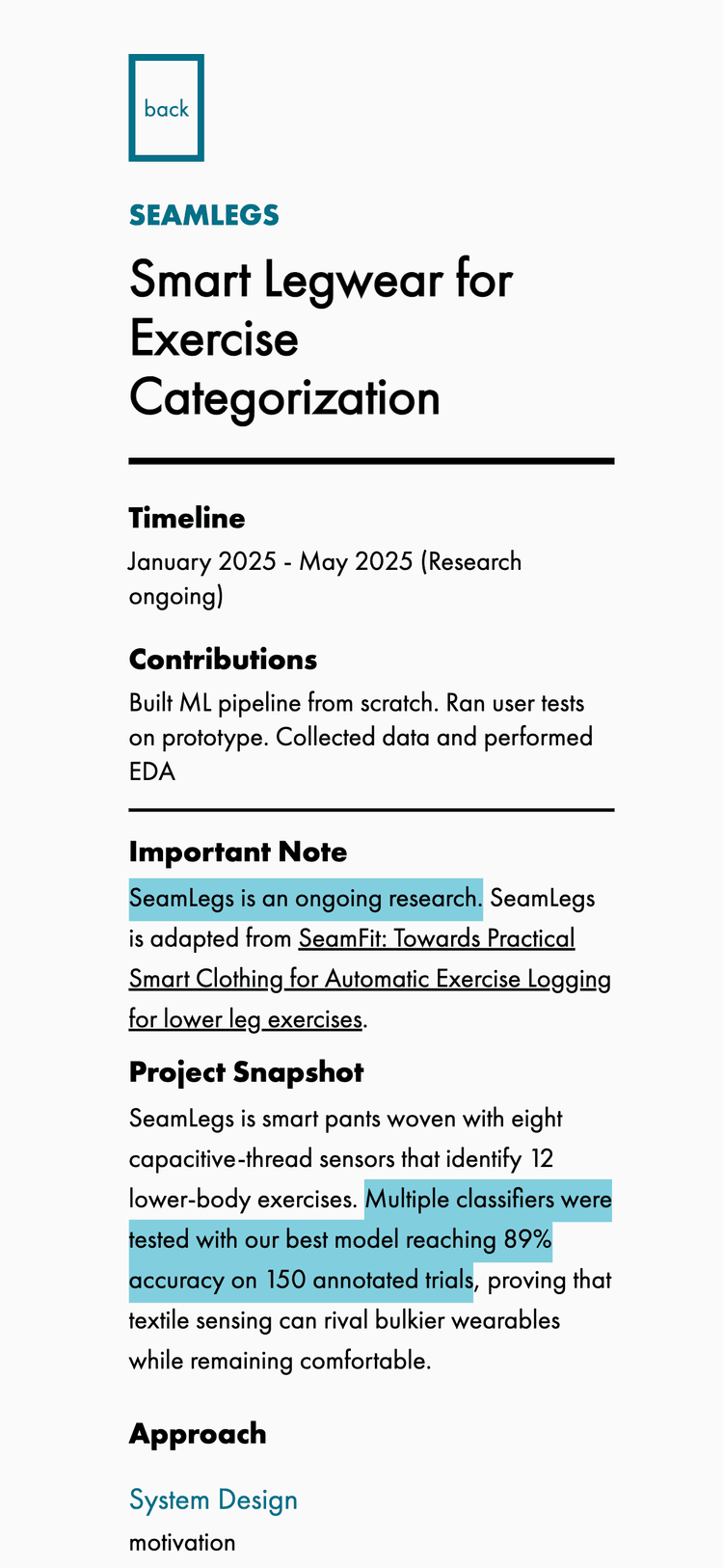 seamlegs case study navigation