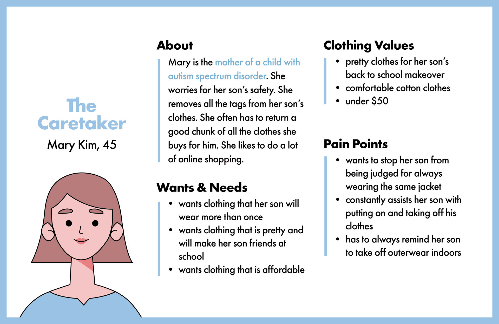 caretaker persona